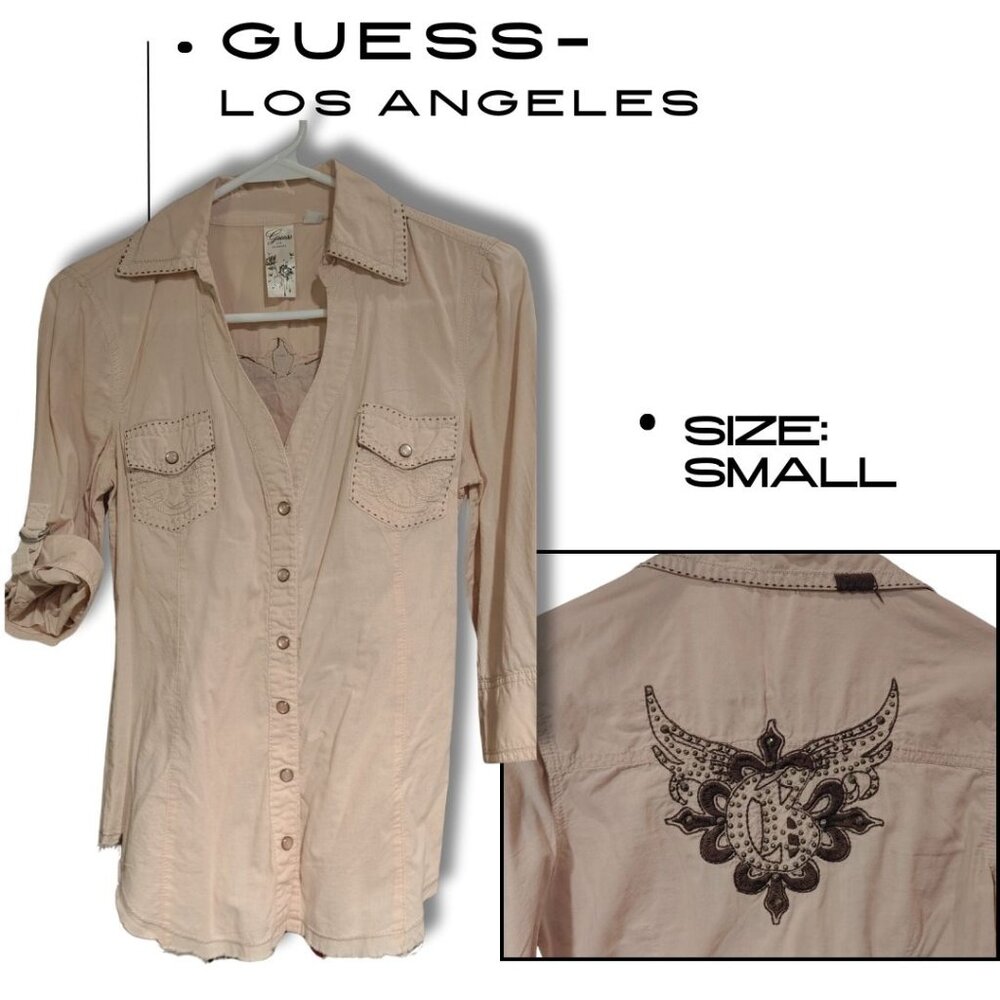 GUESS Los Angeles // Graphic Winged Snap-Down